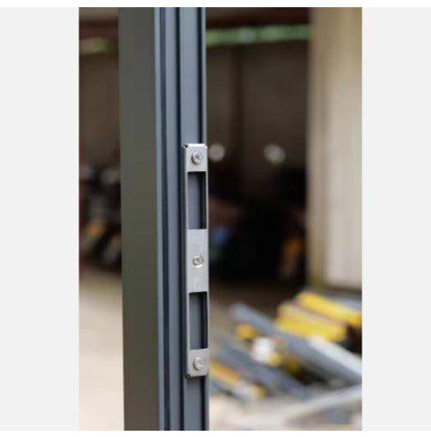 Aluminum Double Tempered Glass Door