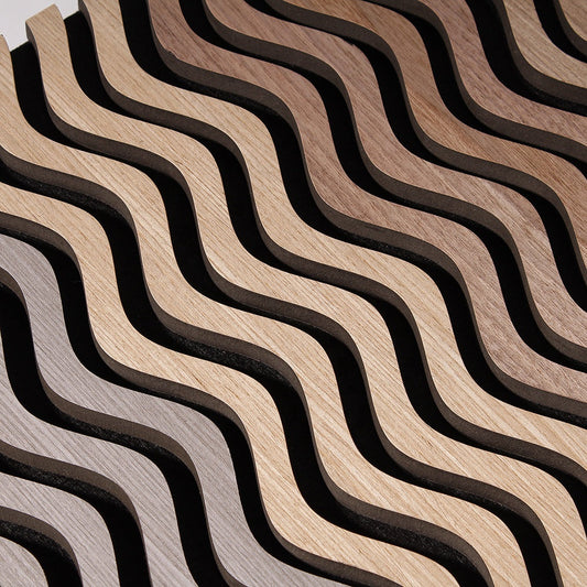 Slat Wood Acoustic Wall Panels Sound Absorbing