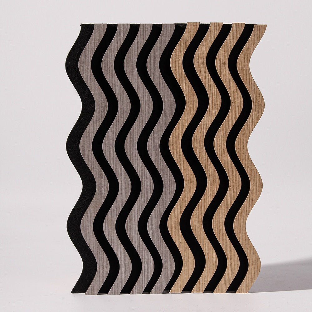 Slat Wood Acoustic Wall Panels Sound Absorbing