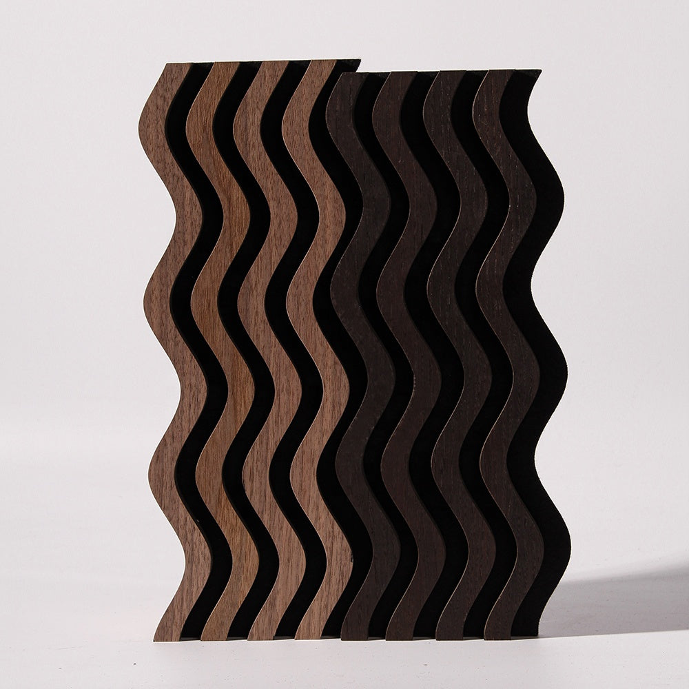 Slat Wood Acoustic Wall Panels Sound Absorbing