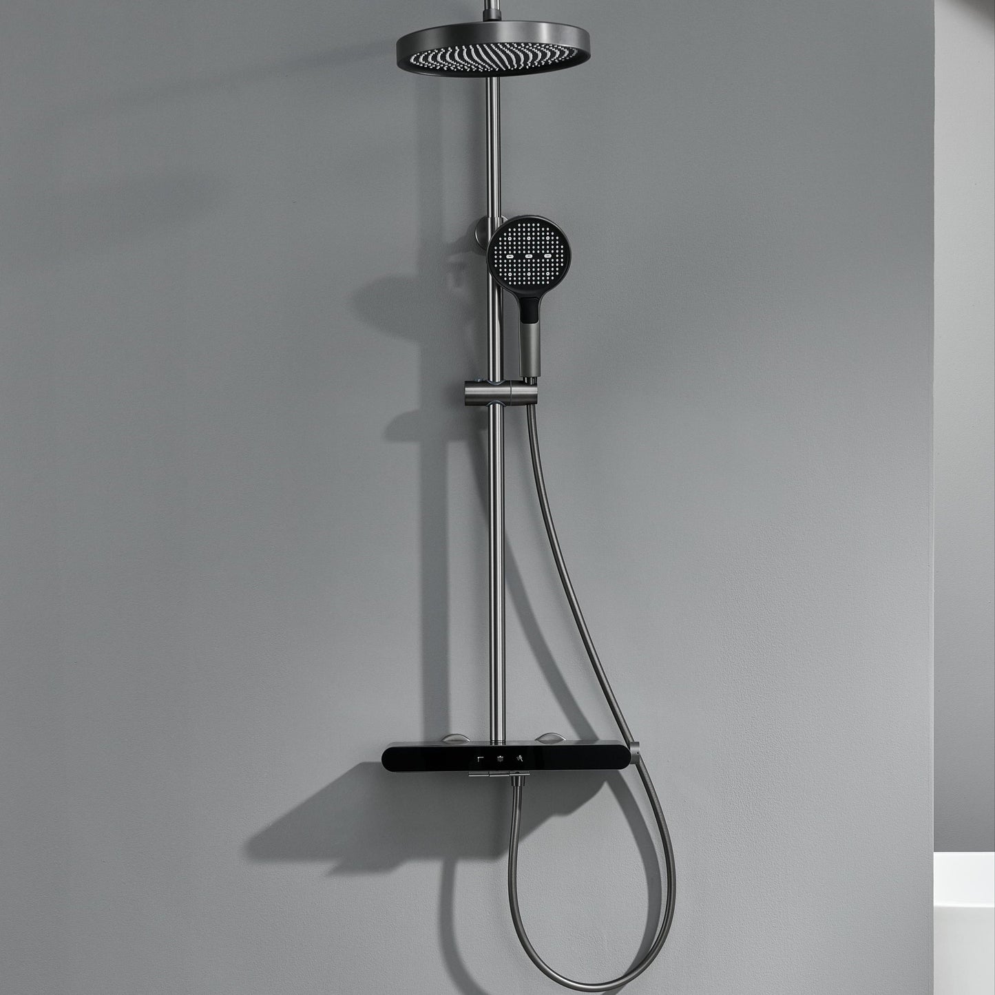 Wall-mounted Rain Shower Fixture