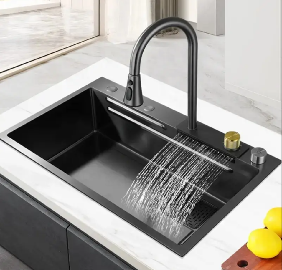 Kitchen Sink Waterfall Faucet