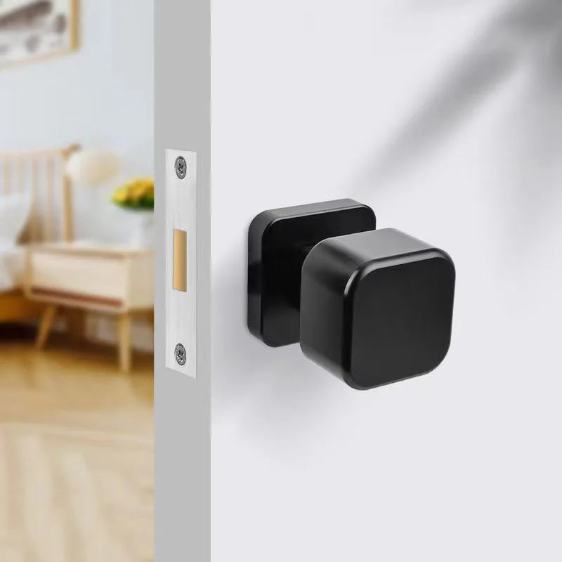 Door Handle Security-protection Door Lock Cerradura Puerta Handle Cerraduras Inteligente Para Puertas  Knob Fechadura Digital