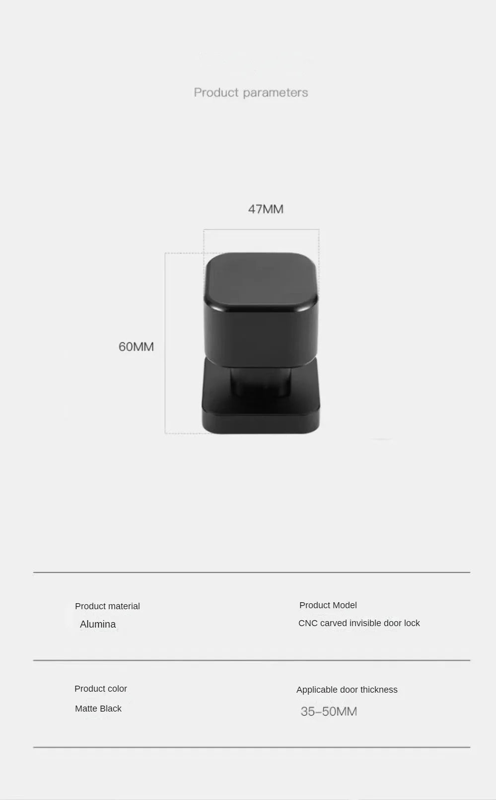 Door Handle Security-protection Door Lock Cerradura Puerta Handle Cerraduras Inteligente Para Puertas  Knob Fechadura Digital