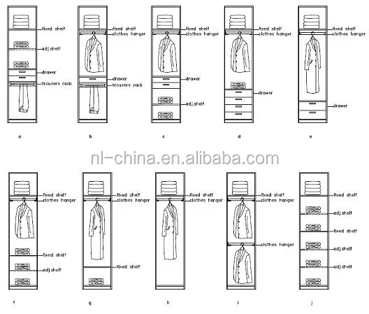 Solid Wood Sliding Wardrobe Doors Modern Wardrobe Armoire