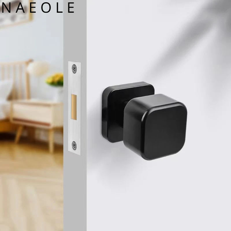 Door Handle Security-protection Door Lock Cerradura Puerta Handle Cerraduras Inteligente Para Puertas  Knob Fechadura Digital