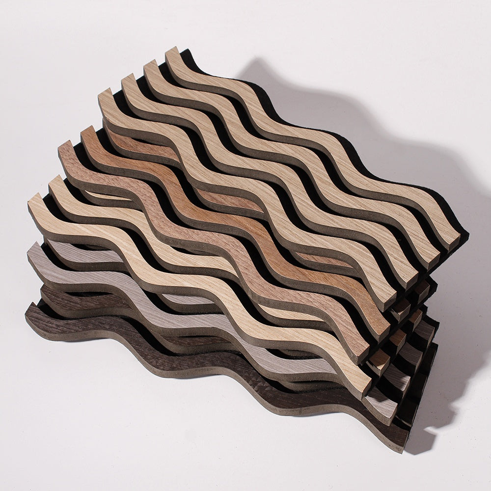 Slat Wood Acoustic Wall Panels Sound Absorbing